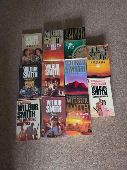 Photo of free 11 Wilbur Smith novels (Bluebell Hill ME5) #1