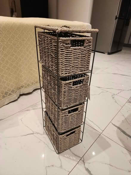 Photo of free 4 Tier Wicker Storage Stand (Hounslow TW5) #1