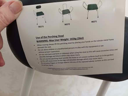 Photo of free Perching chair / shower chair (Southport PR9) #3