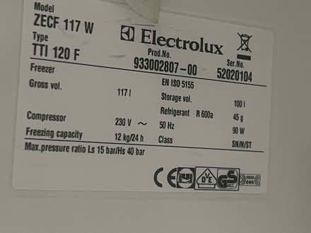 Photo of free Zanussi Electrolux 100Litre Freezer (Welwyn Garden City AL7) #2