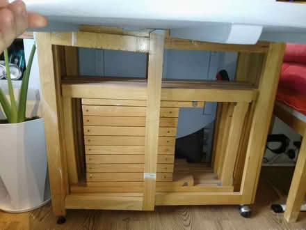 Photo of free Foldable table and 4 chairs needs repainting (Chalfont St Giles HP8) #1