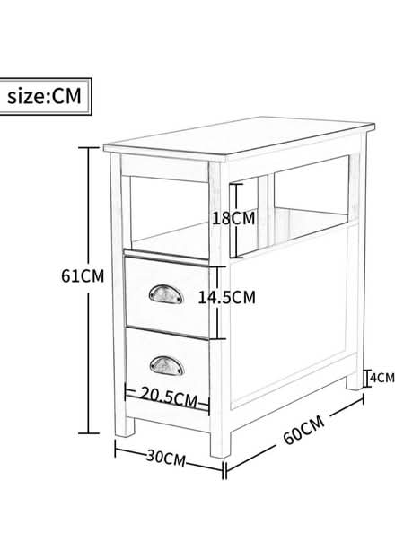 Photo of free 1 x brown side table (PR4) #3