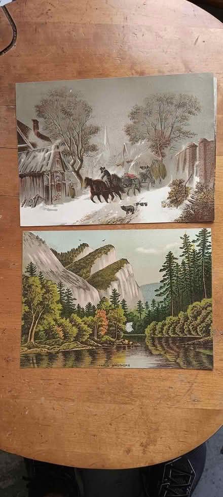 Photo of free Victorian prints 1980's (melrose) #2