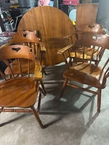 Photo of free Dining table and 4 chairs (South Hadley MA) #1