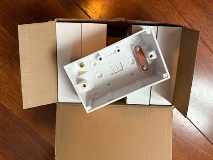 Photo of free 2 Gang Surface Pattress (Box 5, new) (Earlswood RH1) #1