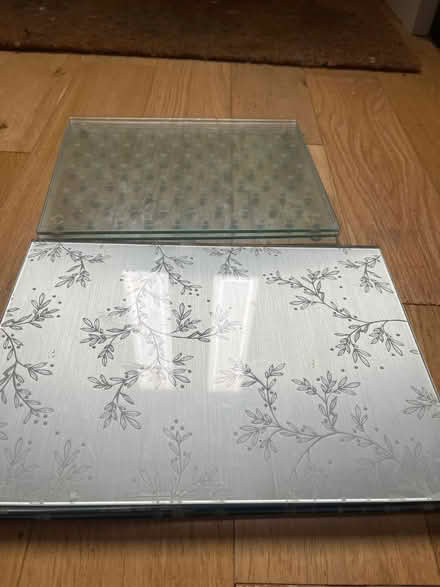 Photo of free Glass table mats 3 of each pattern (Great Baddow CM2) #1