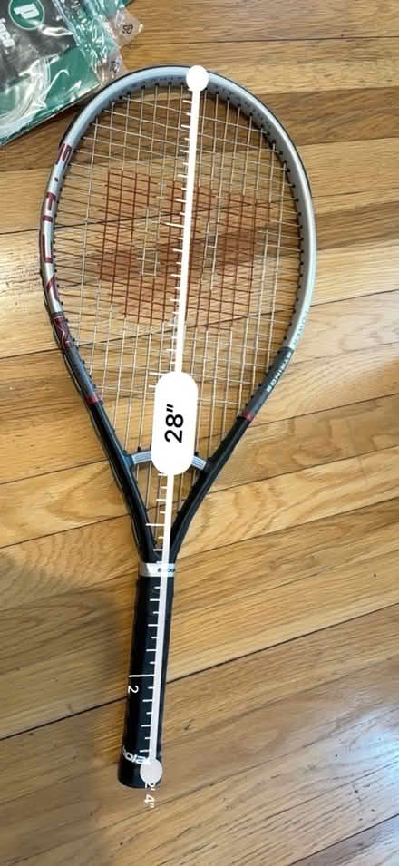 Photo of free Tennis racket and strings (belmont/watertown line) #2