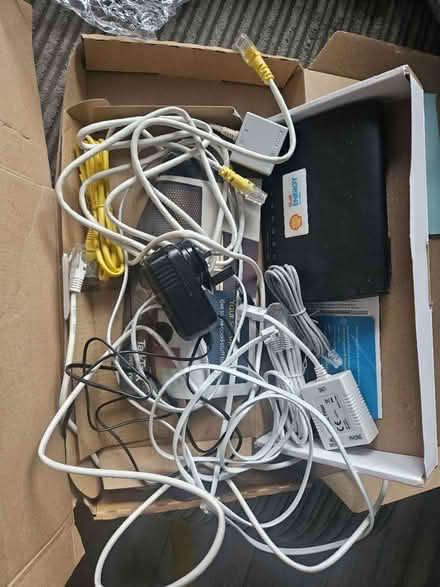 Photo of free Internet box and Cables (CR5) #1