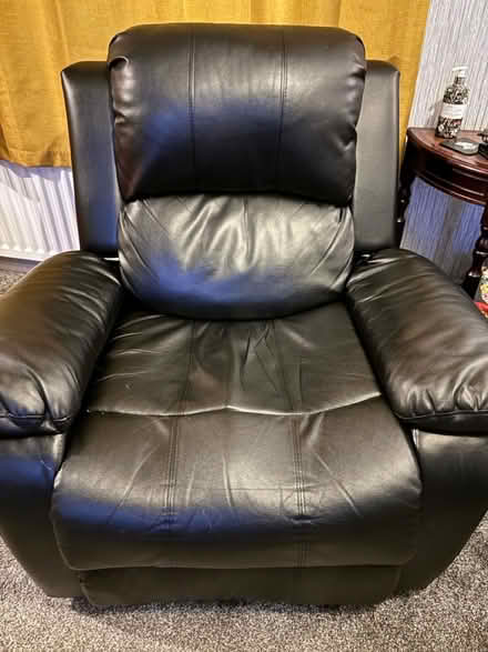 Photo of free Pair of Leather look recliners (Morecambe) #1