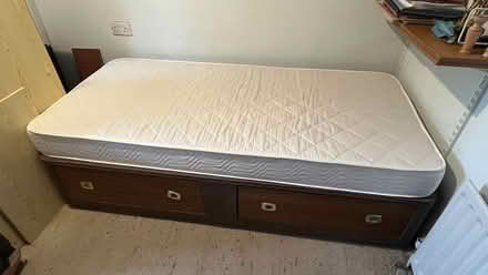 Photo of free Single divan bed and mattress (Cheswick Green B90) #1