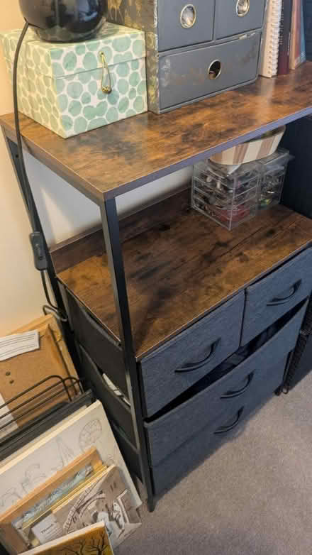 Photo of free dark wood fabric dresser (Galleons Reach E16) #1