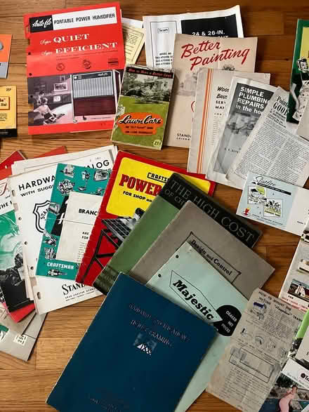 Photo of free Old manuals, etc - Vintage (NE side of Lombard) #2