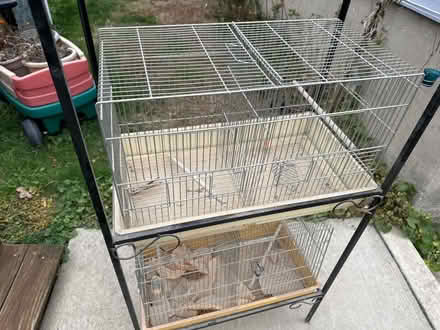 Photo of free Bird cages with rack (Prospect Park) #1