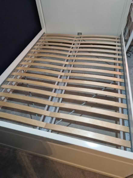 Photo of free IKEA Double bed frame (no mattress) (Up Hatherley GL51) #2
