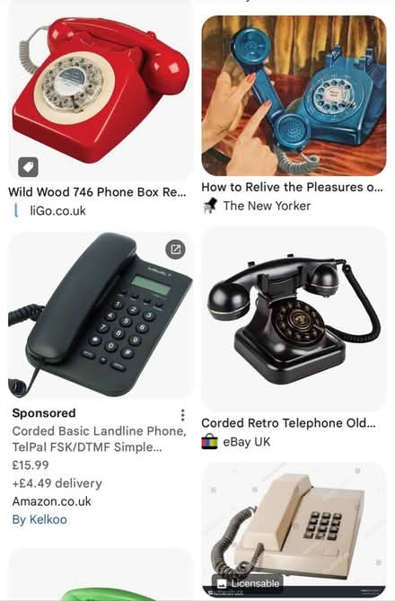 Photo of Old landline phone (Hackney Central E8) #1