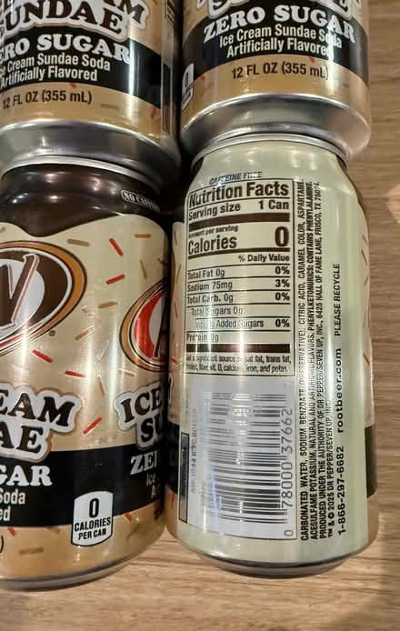 Photo of free Soda, garbanzo-pinto beans, cupcake (Valencia Avenue, Sunnyvale) #2