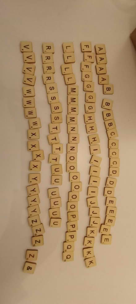 Photo of free Wooden alphabet tiles for craft (TN34 - top of Elphinstone Road) #2