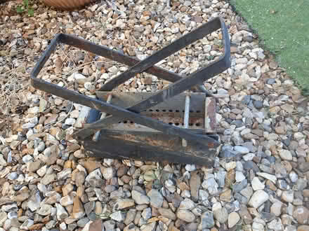 Photo of free Rusty briquette maker (wet paper) (RG23 Winklebury) #1