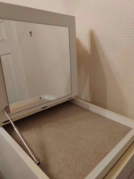 Photo of free Tall white Ikea cabinet with mirror (NE10 0XP) #3