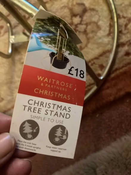 Photo of free Christmas Tree stand (CF23 pentwyn) #2