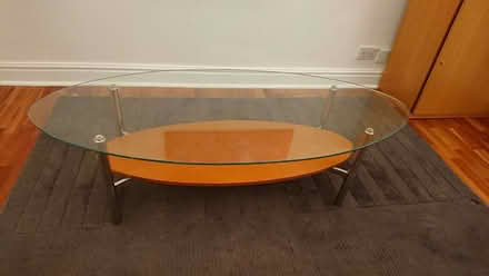 Photo of free Glass topped coffee table (Royal Leamington Spa CV31) #2