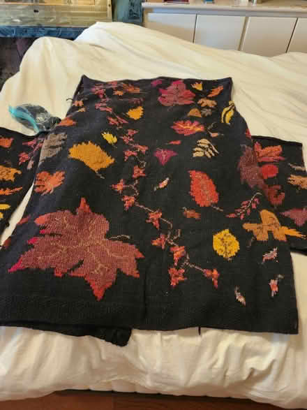 Photo of free Unfinished black sweater coat (Capitol Hill, DC) #1