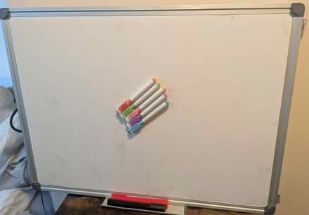Photo of free well loved magnetic whiteboard (Galleons Reach E16) #1