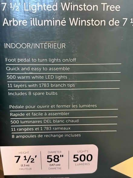 Photo of free Artificial Christmas Tree (Greenboro East) #2