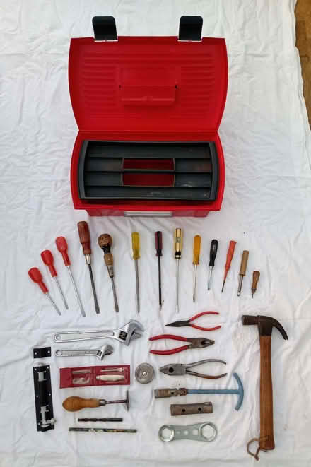 Photo of free Assorted tools with toolbox (Cholsey OX10) #1