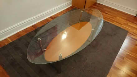 Photo of free Glass topped coffee table (Royal Leamington Spa CV31) #1