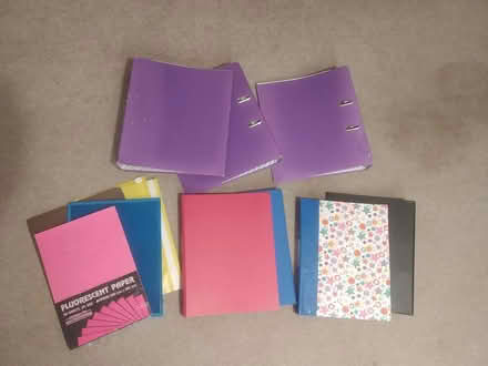 Photo of free Folders & other stationery (Cupernham Lane, Romsey SO51) #1