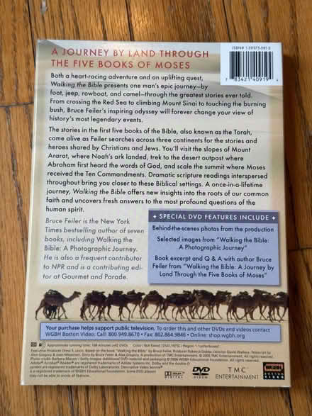 Photo of free "Walking the Bible" 2-Disc DVD set (Darien - near 75th x Cass Ave.) #2