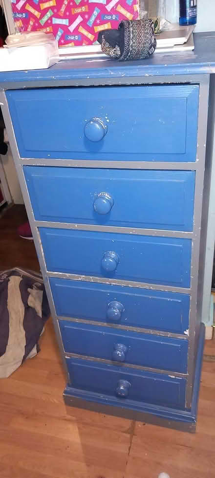 Photo of free Shelving, chest of drawers (SG6) #1