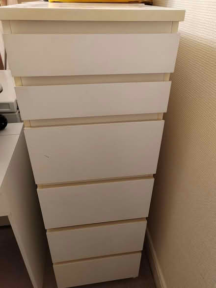 Photo of free Tall white Ikea cabinet with mirror (NE10 0XP) #2