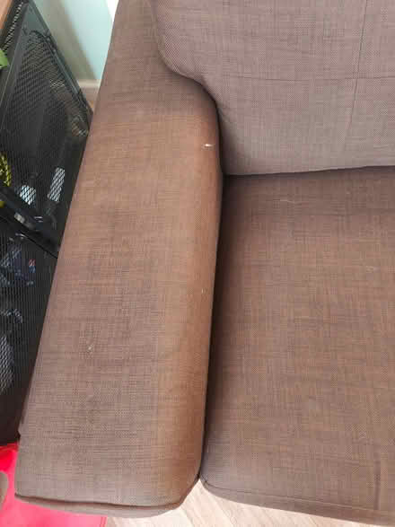 Photo of free Brown two seater sofa (Derby DE24) #2