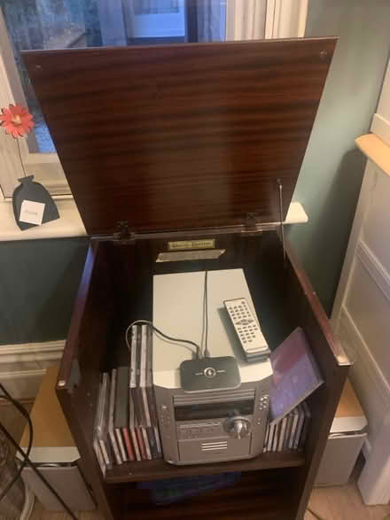 Photo of free Small dark wood unit (Bakewell DE45) #4