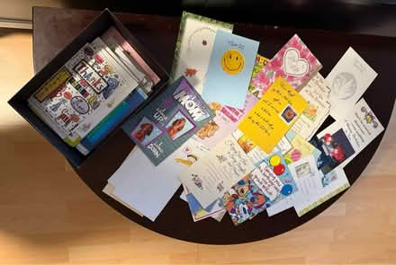 Photo of free Box of new assorted greeting cards (Mississauga/ Streetsville) #1