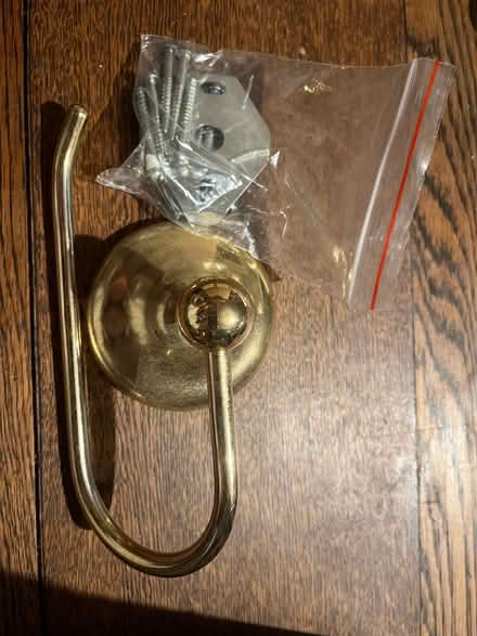 Photo of free Brass toilet roll holder (Kendal LA9) #1
