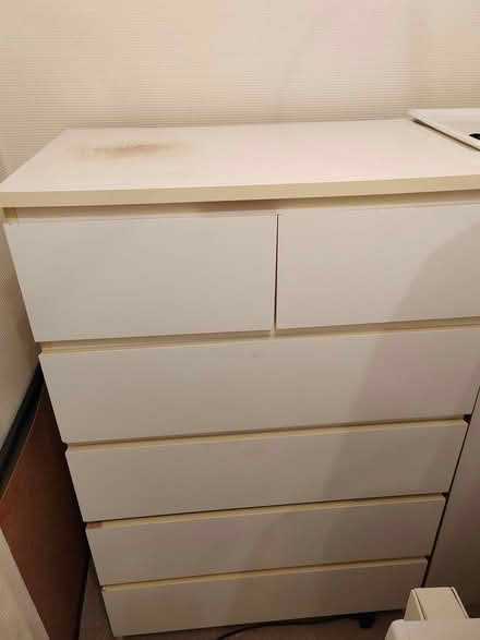 Photo of free White Ikea cabinet, large (NE10 0XP) #1
