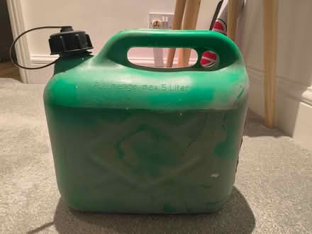 Photo of free Green plastic fuel can (Acton Vale W3) #1