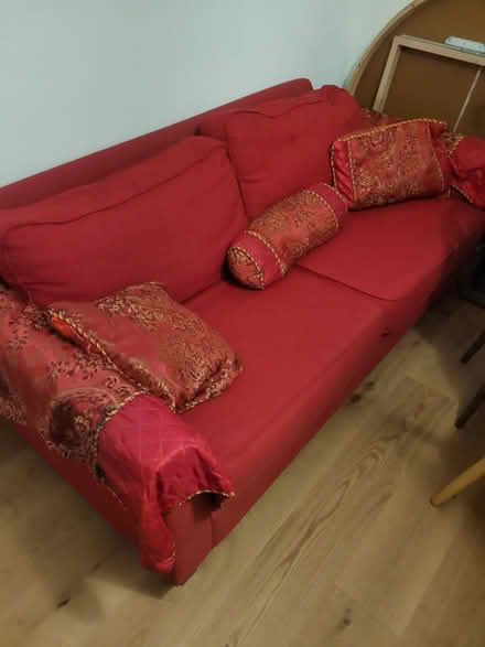 Photo of free Red sofa in great condition (North acton) #1