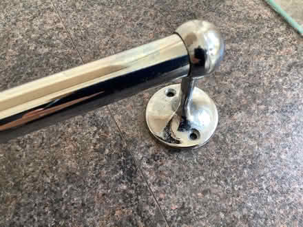 Photo of free Chrome Towel rail and Toilet Roll Holder (The Plantation GL5) #3