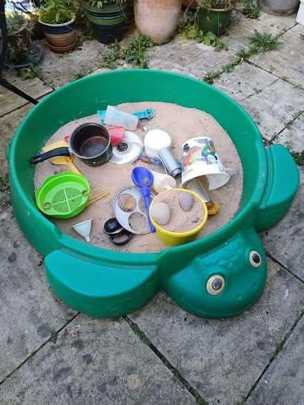 Photo of free Child's Turtle Sandpit (without sand or toys) (Bromham MK43) #1