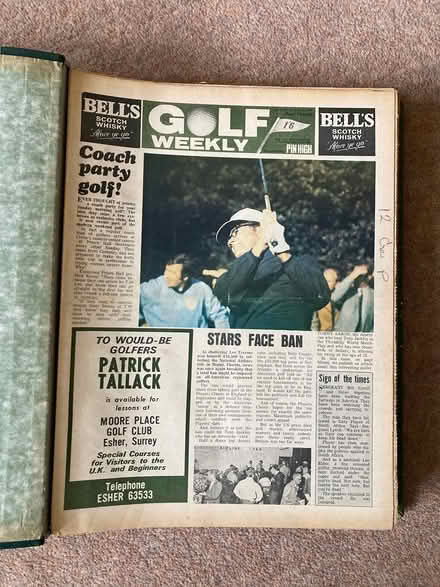 Photo of free Bound editions of Golf Weekly 69/70 (Abingdon OX14) #4