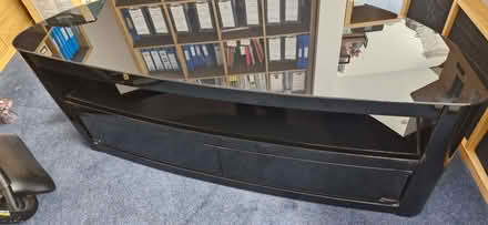 Photo of free TV Stand - Black Glass (Brickhill MK41) #1
