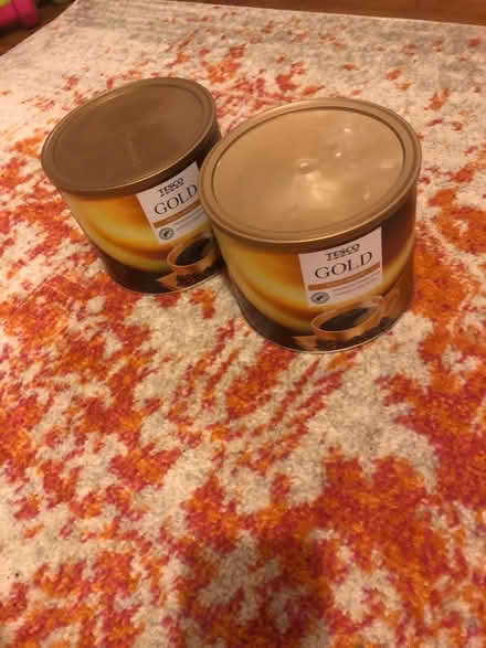 Photo of free 2 empty coffee tins (Bedfont TW14) #1