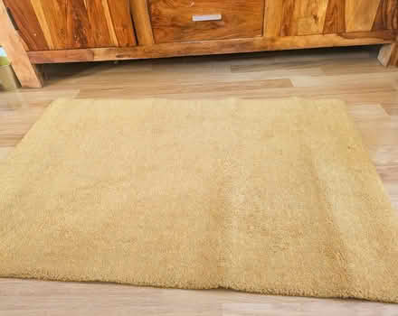 Photo of free IKEA LANGSTED rug 60x90 cm yellow low pile (St Margarets TW1) #1