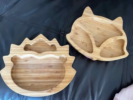 Photo of free 2 toddler bamboo suction plates (Woodley RG5) #1