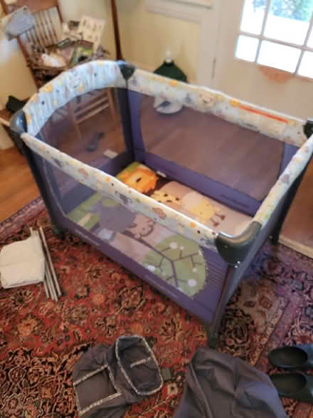 Photo of free Nursery center baby trend playpen (Near person and peace sts) #4