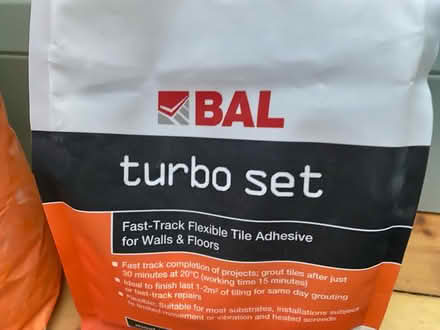 Photo of free Grout and tile adhesive (Ladywell) #1